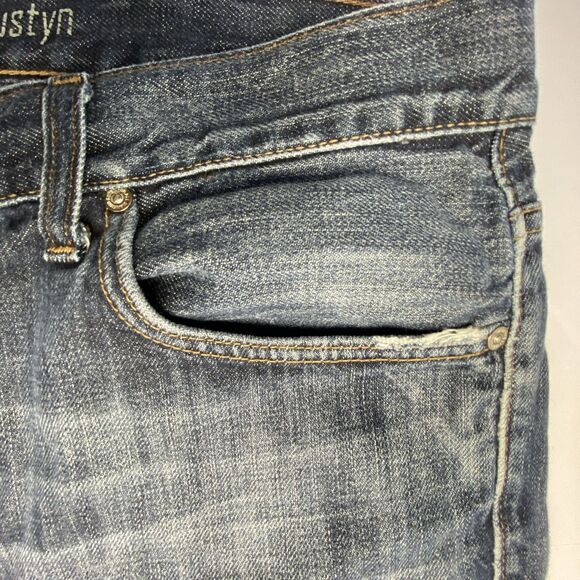 Seven 7 for All Mankind Jeans Men's Size 40 Austyn Straight Leg Dark Wash Blue - Picture 5 of 16